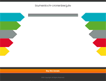 Tablet Screenshot of blumenkoch-cronenberg.de